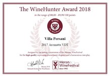 Medaglia Rossa per Aromatta 2017 - Merano Wine Festival